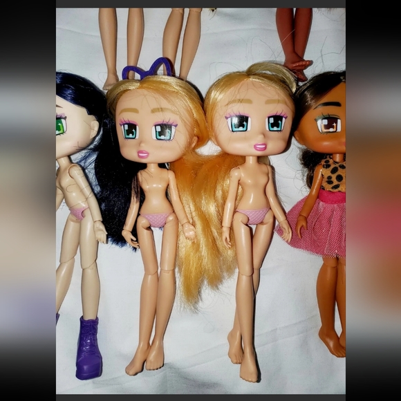 :* 13 used Boxy Girls Doll Lot of nude in good condition read description boxie - Picture 8 of 16